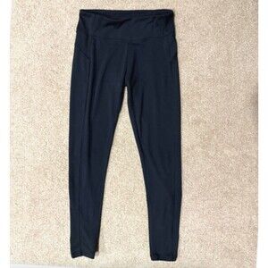 Balance Collection Leggings Athletic Stretch Pants Pilates Womens Black Cutout S